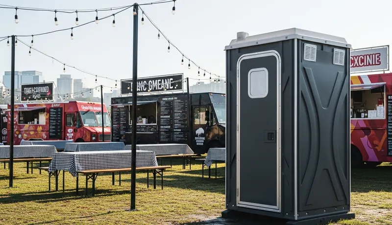Event portable restroom setup — Houston, TX