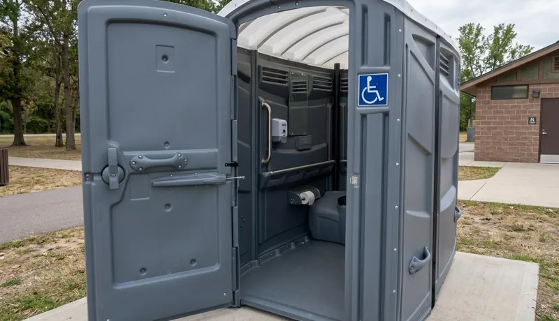 ADA-Compliant Porta Potty on-site placement in Houston, TX