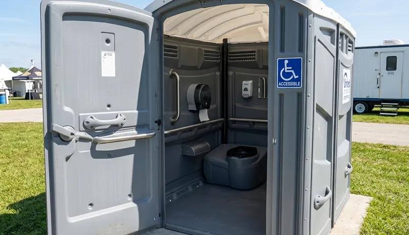 ADA-Compliant Porta Potty event setup in Houston, TX