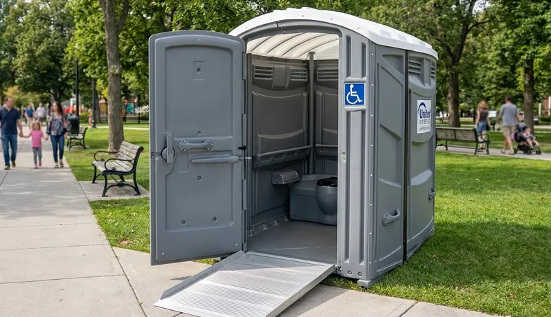 ADA-Compliant Porta Potty construction deployment in Houston, TX