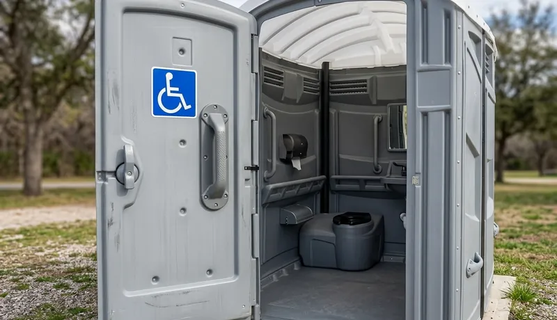 ADA-Compliant Porta Potty rental unit in Houston, TX
