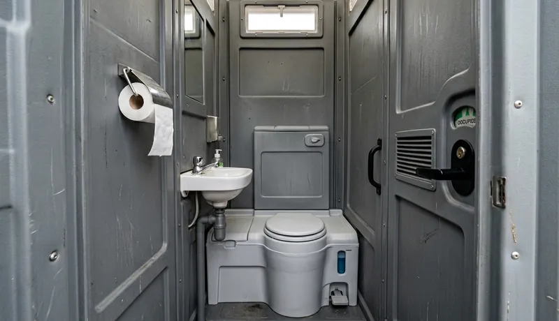 Flushable Porta Potty delivery to site in Houston, TX