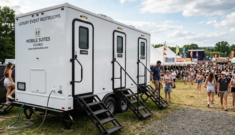 Restroom Trailer in Houston