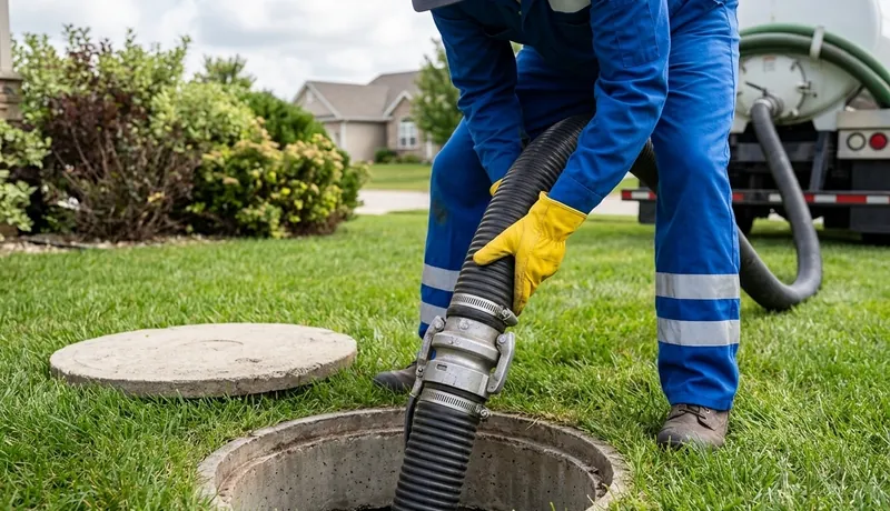 Septic Pumping Service delivery to site in Houston, TX