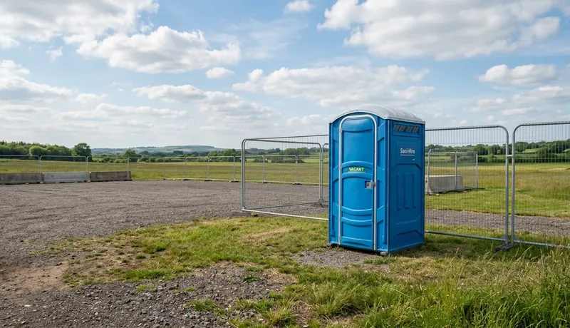 Standard Porta Potty on-site placement in Houston, TX