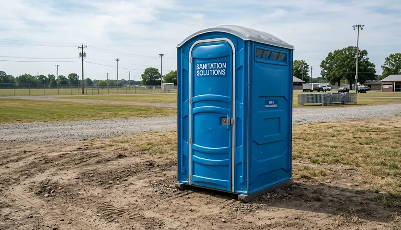 Standard Porta Potty clean interior in Houston, TX
