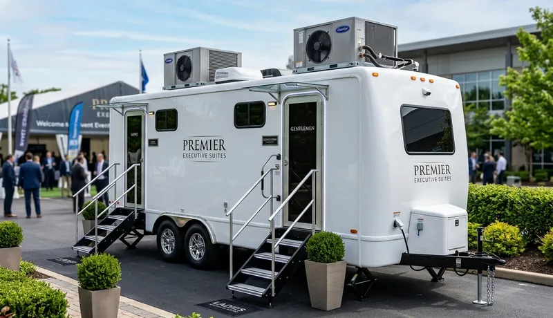 VIP Restroom Trailer in Houston
